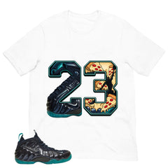 23 Legend MJ Shirt to Matching Foams Pro Aqua