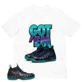 Got 'Em Sneaker Shirt to Matching Foams Pro Aqua