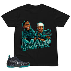 Daaamn Meme Shirt to Matching Foams Pro Aqua