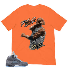 Graphic Tee Flight Legend MJ Shirt - to Matching 5s Wolf Grey
