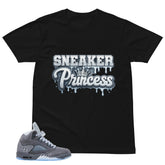 Sneaker Princess Shirt - Matching Air Jordan 5 Retro 'Wolf Grey' 2026
