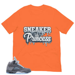 Sneaker Princess Shirt - Matching Air Jordan 5 Retro 'Wolf Grey' 2026
