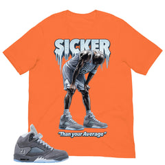 Sicker Shirt - Matching Air Jordan 5 Retro 'Wolf Grey' 2026