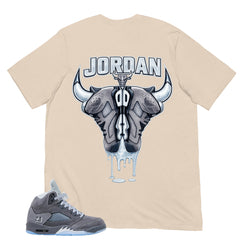 23 Bull Legend Shirt - Matching Air Jordan 5 Retro 'Wolf Grey' 2026