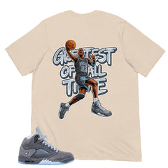 Goat Shirt - Matching Air Jordan 5 Retro 'Wolf Grey' 2026