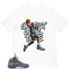 Goat Shirt - Matching Air Jordan 5 Retro 'Wolf Grey' 2026