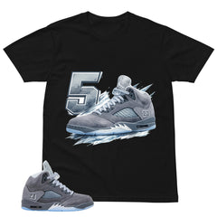 5's Sneaker Shirt - Matching Air Jordan 5 Retro 'Wolf Grey' 2026