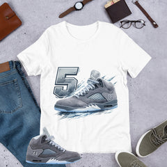 5's Sneaker Shirt - Matching Air Jordan 5 Retro 'Wolf Grey' 2026