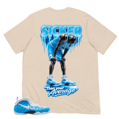 Sicker Shirt - Matching Air Foamposite Pro 'University Blue' 2026