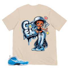 Got 'Em Lady Shirt - Matching Air Foamposite Pro 'University Blue' 2026