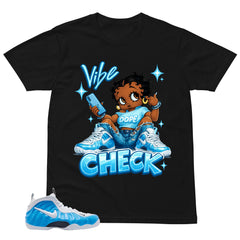 Vibe Check Shirt - Matching Air Foamposite Pro 'University Blue' 2026