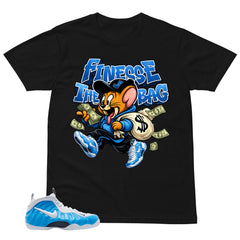 Finesse The Bag Shirt - Matching Air Foamposite Pro 'University Blue' 2026