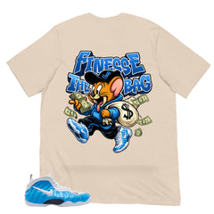 Finesse The Bag Shirt - Matching Air Foamposite Pro 'University Blue' 2026