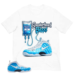 Sneakerhead Blood Shirt - Matching Air Foamposite Pro 'University Blue' 2026
