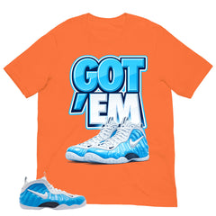 Got 'Em Sneaker Shirt - Matching Air Foamposite Pro 'University Blue' 2026