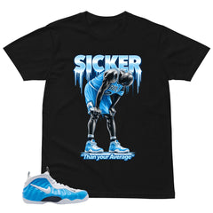 Sicker Shirt - Matching Air Foamposite Pro 'University Blue' 2026