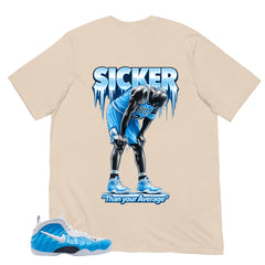 Sicker Shirt - Matching Air Foamposite Pro 'University Blue' 2026