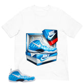 New Kicks Shirt - Matching Air Foamposite Pro 'University Blue' 2026