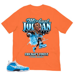 MJ Living Legend Shirt - Matching Air Foamposite Pro 'University Blue' 2026