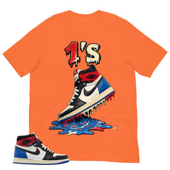 1's Dripping Shirt - Matching Air Jordan 1 Union x Fragment