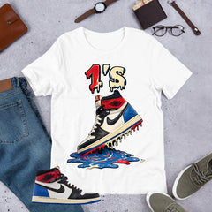 1's Dripping Shirt - Matching Air Jordan 1 Union x Fragment