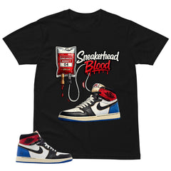 Sneakerhead Blood Shirt - Matching Air Jordan 1 Union x Fragment