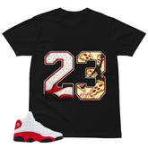 Number 23 Legend Shirt - Match Air Jordan 13 'True Red' 2026