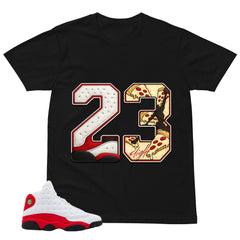 Number 23 Legend Shirt - Match Air Jordan 13 'True Red' 2026