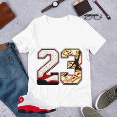 Number 23 Legend Shirt - Match Air Jordan 13 'True Red' 2026