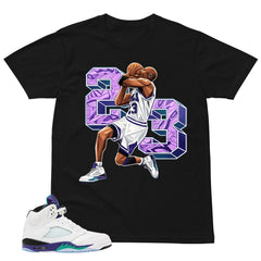 23 Basketball Legend Shirt - Matching Air Jordan 5 Retro 'Grape' 2025