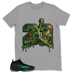 23 Dripping Shirt - Match Air Foamposite Pro Pine Green