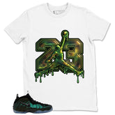 23 Dripping Shirt - Match Air Foamposite Pro Pine Green
