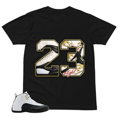 23 Flight Shirt - Match Air Jordan 12 'Taxi'