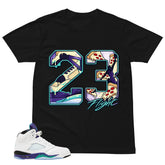 23 Flight MJ Shirt - Matching Air Jordan 5 Retro 'Grape' 2025
