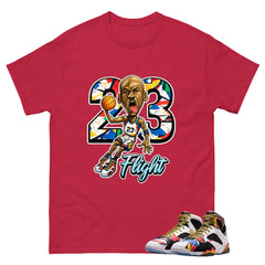 23 Flight Graphic Tee, Shirt to Match Air Jordan 7 Miro, Air Jordan 7 Miro Unisex Shirt