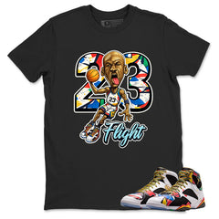 23 Flight Graphic Tee, Shirt to Match Air Jordan 7 Miro, Air Jordan 7 Miro Unisex Shirt