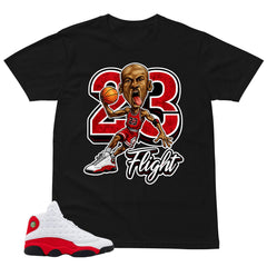 23 Flight MJ Shirt - Match Air Jordan 13 'True Red' 2026