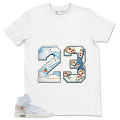 23 Flight MJ Shirt - Match Virgil Abloh x Air Jordan 1 Alaska