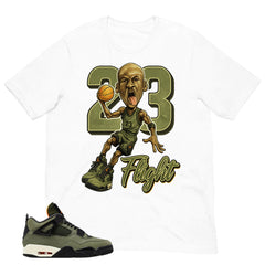 23 Flight MJ Sneaker Shirt - Match Air Jordan 4 Undefeated