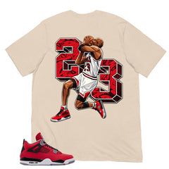 23 Legend MJ Shirt - Match Air Jordan 4 Toro Bravo