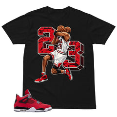 23 Legend MJ Shirt - Match Air Jordan 4 Toro Bravo