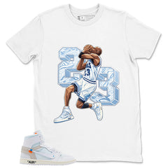 23 Legend MJ Shirt - Match Virgil Abloh x Air Jordan 1 Alaska