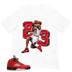 Graphic Tee 23 Legend Shirt Match 5s Raging Bull