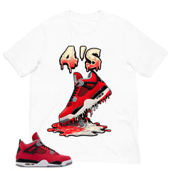 Graphic Tee 4's Dripping Shirt to Match Toro Bravo 4s Zadago