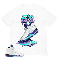 5's Dripping Shirt - Matching Air Jordan 5 Retro 'Grape' 2025