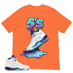 5's Dripping Shirt - Matching Air Jordan 5 Retro 'Grape' 2025
