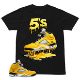 Graphic Tee to Matching T23 Tokyo 5s 5's Dripping Shirt