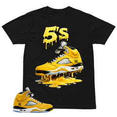 Graphic Tee to Matching T23 Tokyo 5s 5's Dripping Shirt