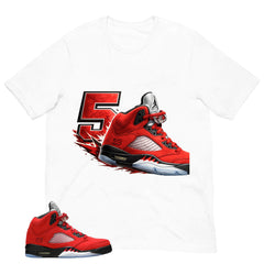 5's Sneaker Shirt - Match Air Jordan 5 Raging Bull