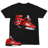5's Sneaker Shirt - Match Air Jordan 5 Raging Bull